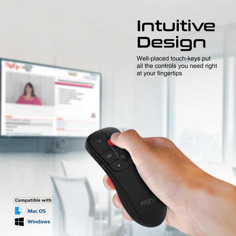 Promate Universal Intuitive Wireless Presenter | PROPOINTER
