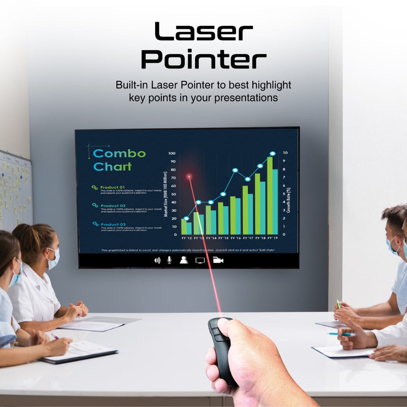 Promate Universal Intuitive Wireless Presenter | PROPOINTER