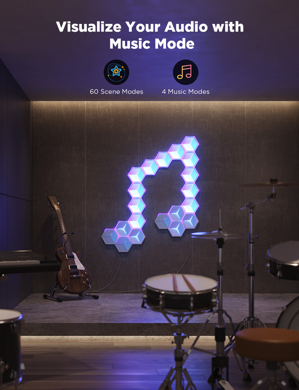 Govee Glide Hexagon Light Panels Ultra 7 Panels