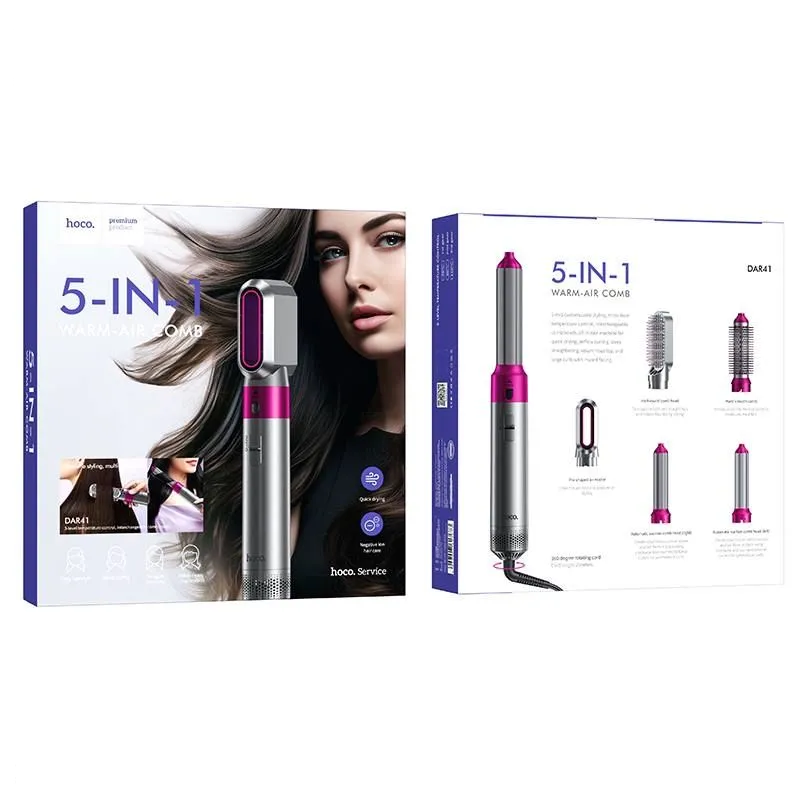 Hoco 5 in 1 warm-air comb DAR41