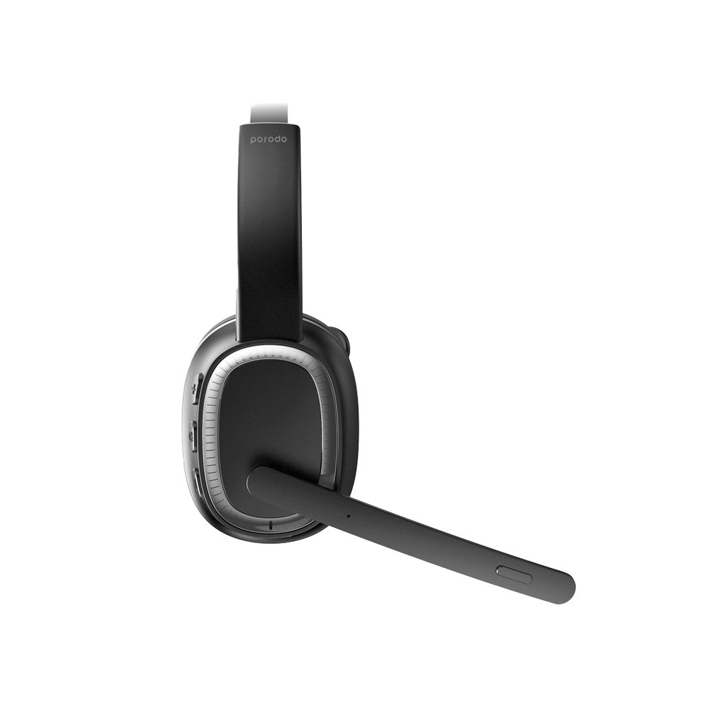 Porodo ENC Wireless Work Headphone | PD-MHDMP-BK